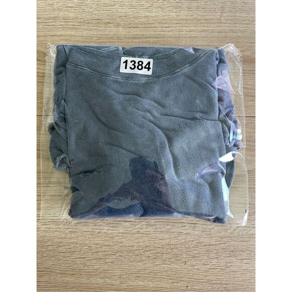 Altar’d State Tiered Tunic Top Womens S Blue Gray Boho Grunge Babydoll Festival - Picture 9 of 9